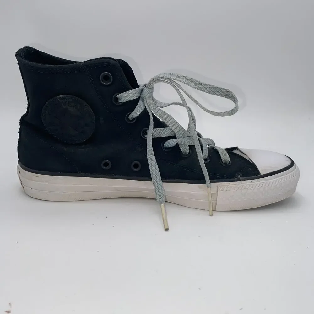 Converse Shoes Mens Size 6.5 Black Skateboarding Tagged High Top 153490C